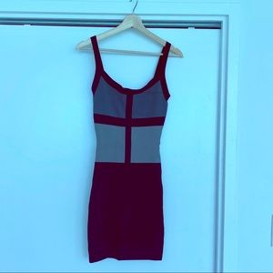 BGBGMaxazria Block Bandage Dress